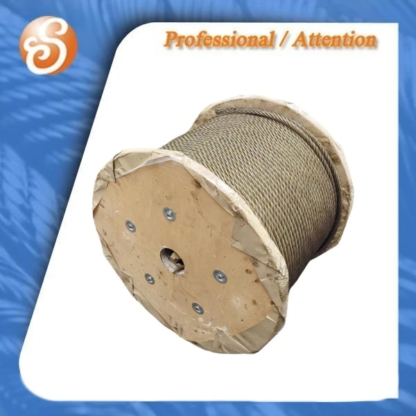 High-Quality Rope Steel Cable Rope With Steel Core For Elevator 10mm/12mm